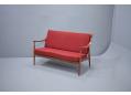 2 seat Danish design sofa made by France & Daverkosen 1953.