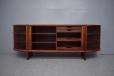 Vintage Rosewood sideboard with impressive tambour doors | Poul Hundevad - view 2