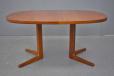 Vejle stole and mobelfabrik vintage teak dining table for sale