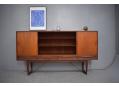 teak sideboard with sliding doors and 4 drawers