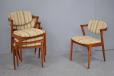 Set of 4 teak dining chairs with elbow rests | Kai Kristiansen Design - view 4