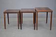 Vintage rosewood coffee tables made in denmark