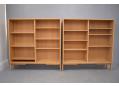 1955 design oak bookcases by Borge Mogensen for Karl Andersson, Sweden.