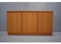 Modern Danish sideboard by Skovby in teak with 3 cupboard doors. SOLD