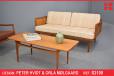 Vintage teak FD453 daybed with cane sides | Hvidt & Molgaard design - view 1