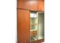 Danish wardrobe storage unit with sliding doors and gents dressing mirror. - view 5