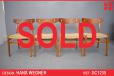 Vintage beech CH23 dining chairs design by Hans Wegner | Set of 4 - view 1