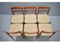 Original upholstered seats can be un-bolted from legs and back for easy re-upholstery