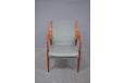 Peter Hvidt & Orla Molgaard design vintage teak armchair with high back - view 2