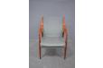 Peter Hvidt & Orla Molgaard design vintage teak armchair with high back - view 2