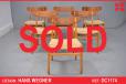 Hans Wegner design CH23 dining chairs in beech and teak | Set of 6 - view 1