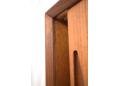 Sliding door sideboard made in Denmark with drawer storage.