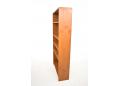Teak bookcase made in Denmark with adjustable shelving.