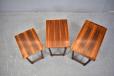 Vintage Danish design set of 3 nesting tables for sale