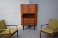 Vintage teak corner cabinet made by Danish Mobelfabrik