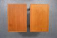 Teak pair of side tables by TRIOH