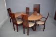 Set of 6 high back rosewood finish dining chairs | Skovby - view 5