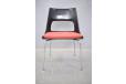 black moulded glass fibre and plastic compound dining chair - Model KK1 