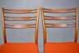 Set of 4 teak frame dining chairs produced by Farstrup - view 4