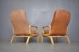 A great pair of chairs made for comfortable relaxing reading a book or watching tv