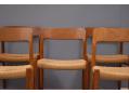 stylish and perfectly proportioned teak chairs that are comfortable 
