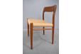 Set of 4 Niels Moller design dining chairs in teak | Model 75 - view 6
