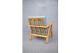 Hans Wegner design GE240 Cigar chair in light oak for sale