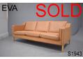 Stouby EVA sofa | Tan ox leather upholstry