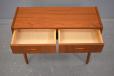 Teak 2 drawer chest produced 1960s for sale