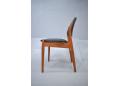 Teak frame chair 1961 design by Arne Vodder for Sibast furniture.