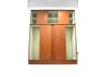 Danish wardrobe storage unit with sliding doors and gents dressing mirror. - view 7