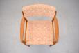 Vintage teak armchair with pink upholstery by BRAMIN - view 7