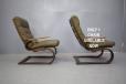Danish design high back bentwood frame armchair for sale