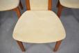 The original upholstery and foam is worn and in need of replacement on all 4 chairs