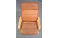 Each chair has signs on the leather of previous use but is not damaged, ripped or torn in any area