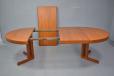 Johannes Andersen design round dining table produced by Hans Bech - view 11