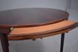 1960s RARE design 'flip flap' dining table produced by Dyrlund Smith