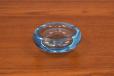 Small blue glas bowl by Holmegaard, Denmark