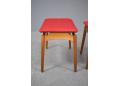Oak framed stools made in Denmark by Olholm Mobelfabrik.