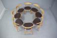 Rare set of 8 early production models designed by Hans Wegner - CH33