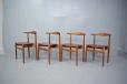 Designed in 1943 by Hans Wegner - Set of 4 in solid beech