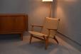 A classic armchair designed by Hans Wegner and produced by Carl Hansen & Son