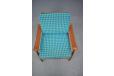Teak frame armchairwith foam cushions - Finn Juhl design model FD133  SPADE chair