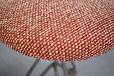 Vintage tripod stool with NEW upholstered seat pad - view 7
