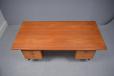 Vintage teak desk wioth large work surface in excellent condition