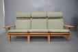 3 Seater vintage oak sofa by Hans Wegner - GE375/3