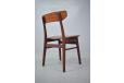 Pair of vintage beech frame dining chairs | Danish Mobelfabrik - view 9