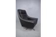 Vintage high back matador swivel chair designed by Aage Christiansen