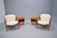 A stylish pair of Danish midcentury classics available with unique ALPACA boucle wool upholstery