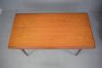 Rectangular vintage dining table in tak produced by J L Mollers Mobelfabrik 